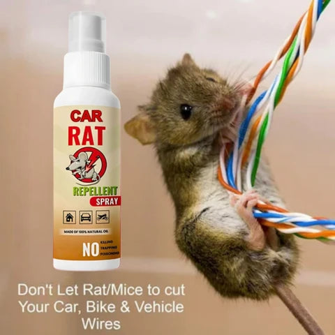 Rat Repellent Spray – Natural Effective Odor-Based Protection (50ml) (Buy 1 Get 2 Free)