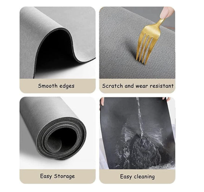 Quick-Drying Mat – Absorbent & Anti-Slip Kitchen Mat  | 🔥BUY 1 & GET 1 FREE🔥