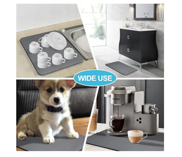 Quick-Drying Mat – Absorbent & Anti-Slip Kitchen Mat  | 🔥BUY 1 & GET 1 FREE🔥