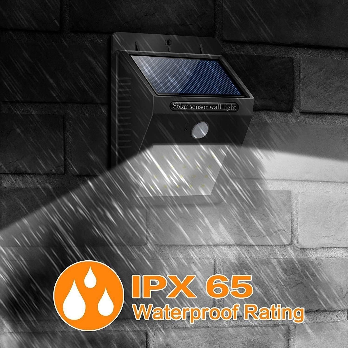 Solar Motion Sensor Outdoor Security Light – LED Garden & Pathway Light