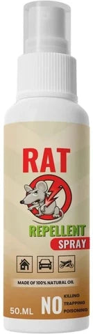 Rat Repellent Spray – Natural Effective Odor-Based Protection (50ml) (Buy 1 Get 2 Free)
