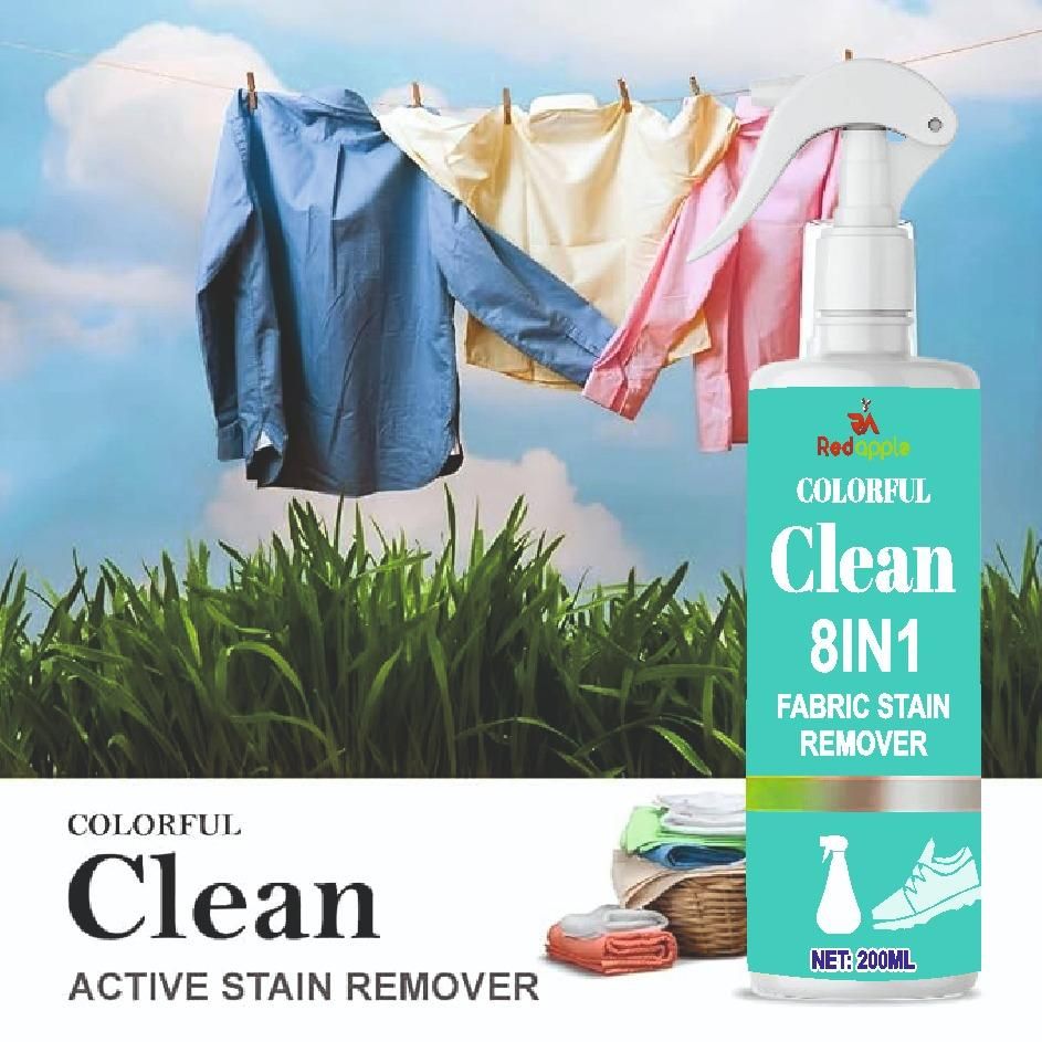Plant-Based Fabric Stain Remover & Laundry Liquid – Twin Pack (400ml × 2)
