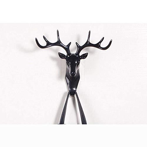 Deer Head Self-Adhesive Hanging Hooks – Wall Hooks for Bags & Keys (Pack of 2)