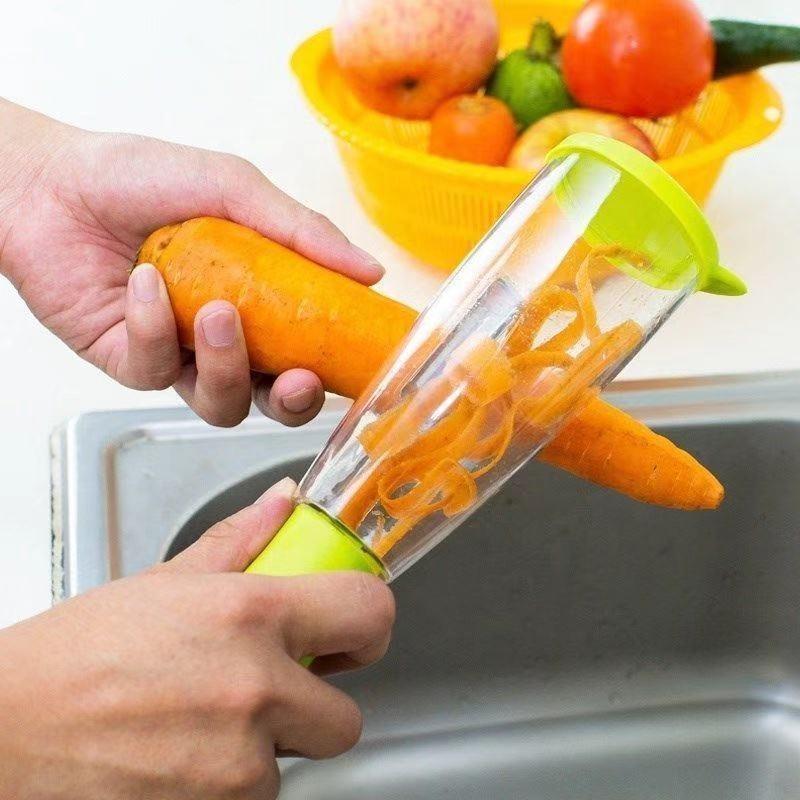 Multifunction Kitchen Vegetable & Fruit Peeler with Storage Container