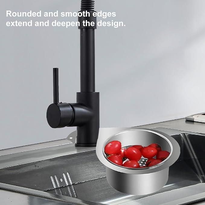 Stainless Steel Swan Drain Basket Sink Strainer – Kitchen Sink Waste Filter
