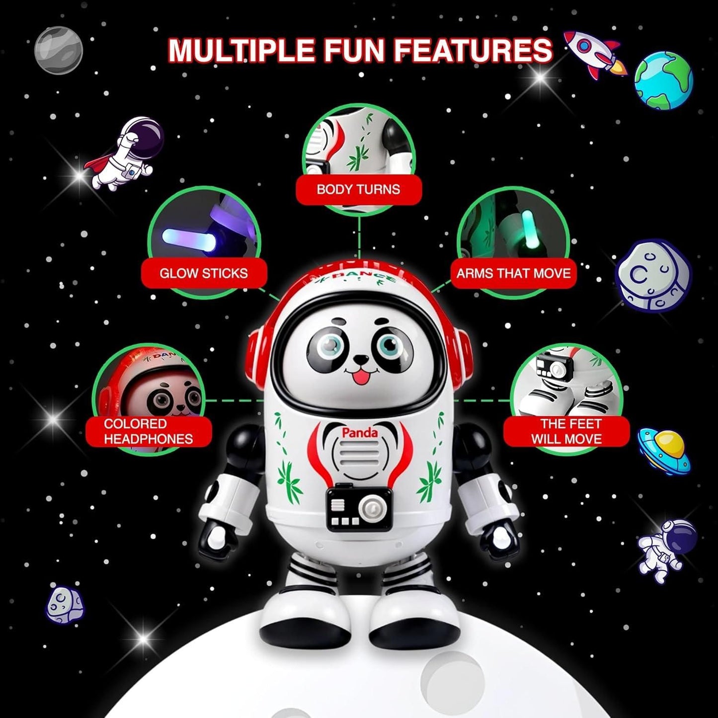 ⭐ Dancing Light Panda Toy – Interactive Music & Movement Fun for Kids!