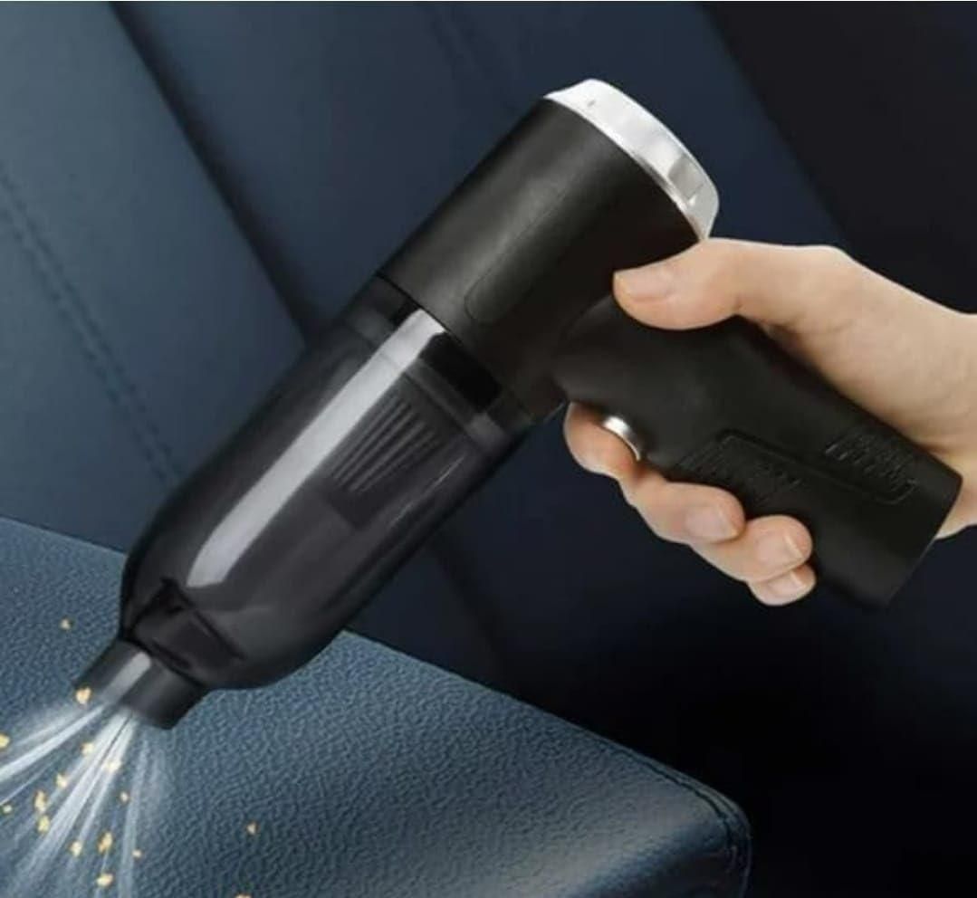 Portable Air Duster & Mini Vacuum Cleaner – Wireless, High-Power Suction