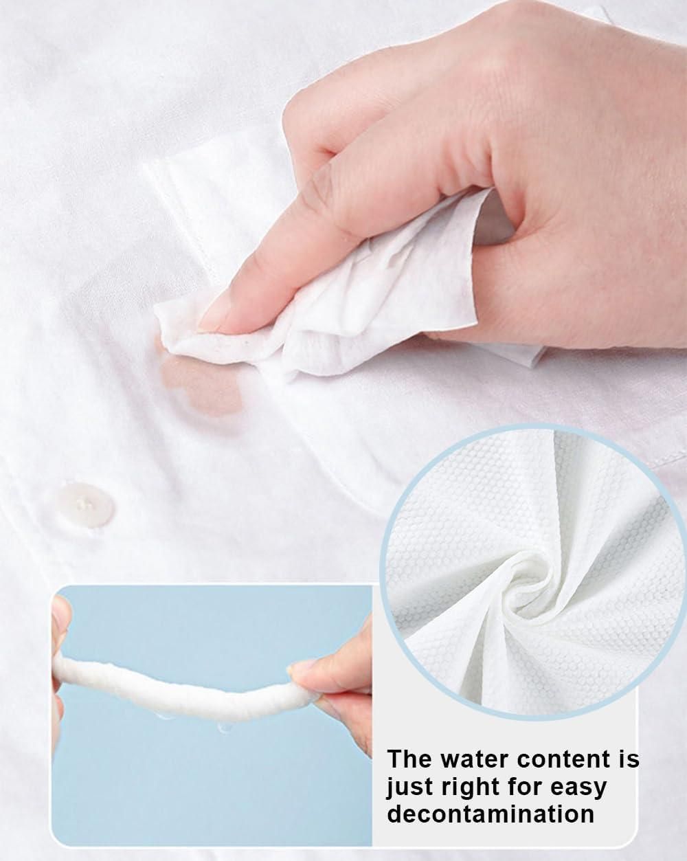 Stain Removal Wet Wipes – Multi-Purpose Fabric & Leather Cleaner (Pack of 1)