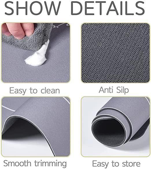 Water Absorbing Anti-Slip Floor Mat (40 × 60 cm) Pack of 2, 4 and 6 – Super Absorbent & Quick Dry