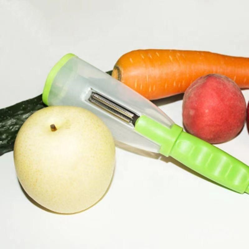 Multifunction Kitchen Vegetable & Fruit Peeler with Storage Container