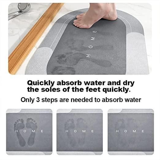 Water Absorbing Anti-Slip Floor Mat (40 × 60 cm) Pack of 2, 4 and 6 – Super Absorbent & Quick Dry
