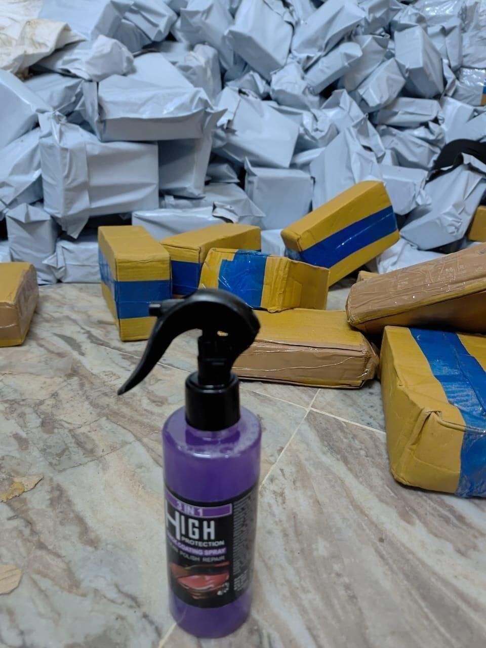 3-in-1 Multi-Surface Coating Spray with Glass Cleaning Board – Cleaning Combo Set