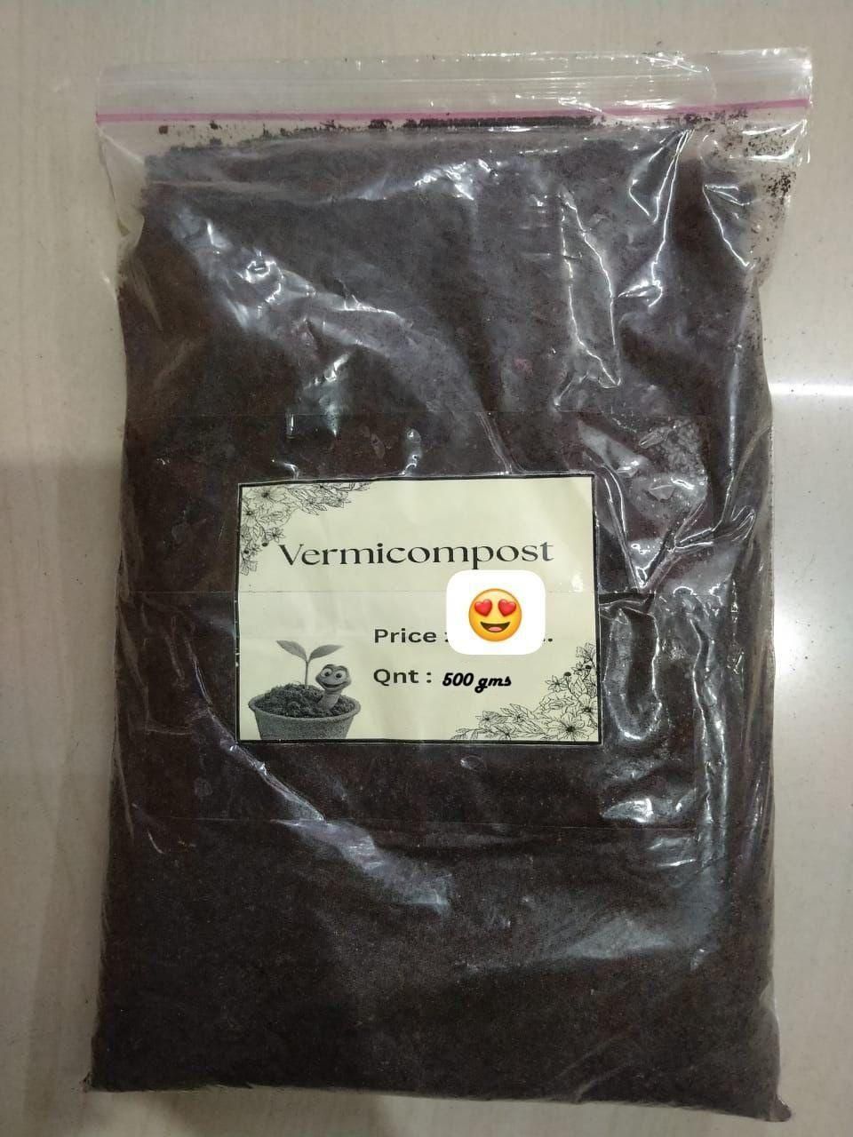 Organic Vermicompost – Natural Plant Growth Booster (500g)