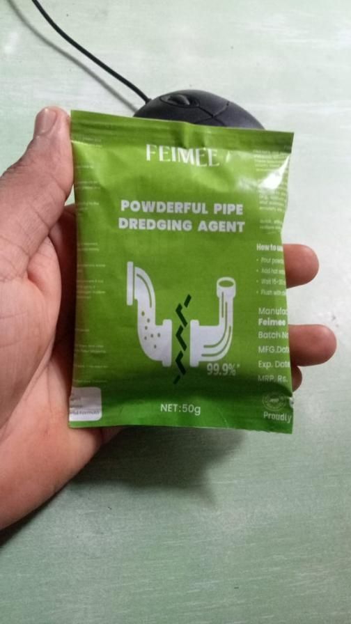 Pipe Dredging Powder for Drain Cleaning – Pack of 2 (50 g Each)